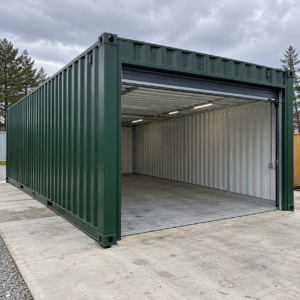 shipping container garage for sale