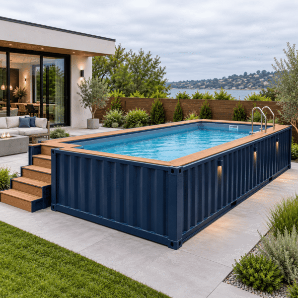 Buy shipping container pool for residential outdoor project