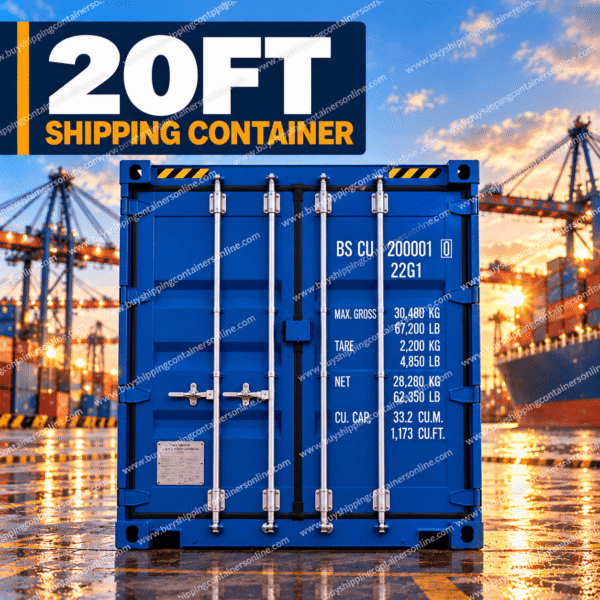20ft shipping container for sale
