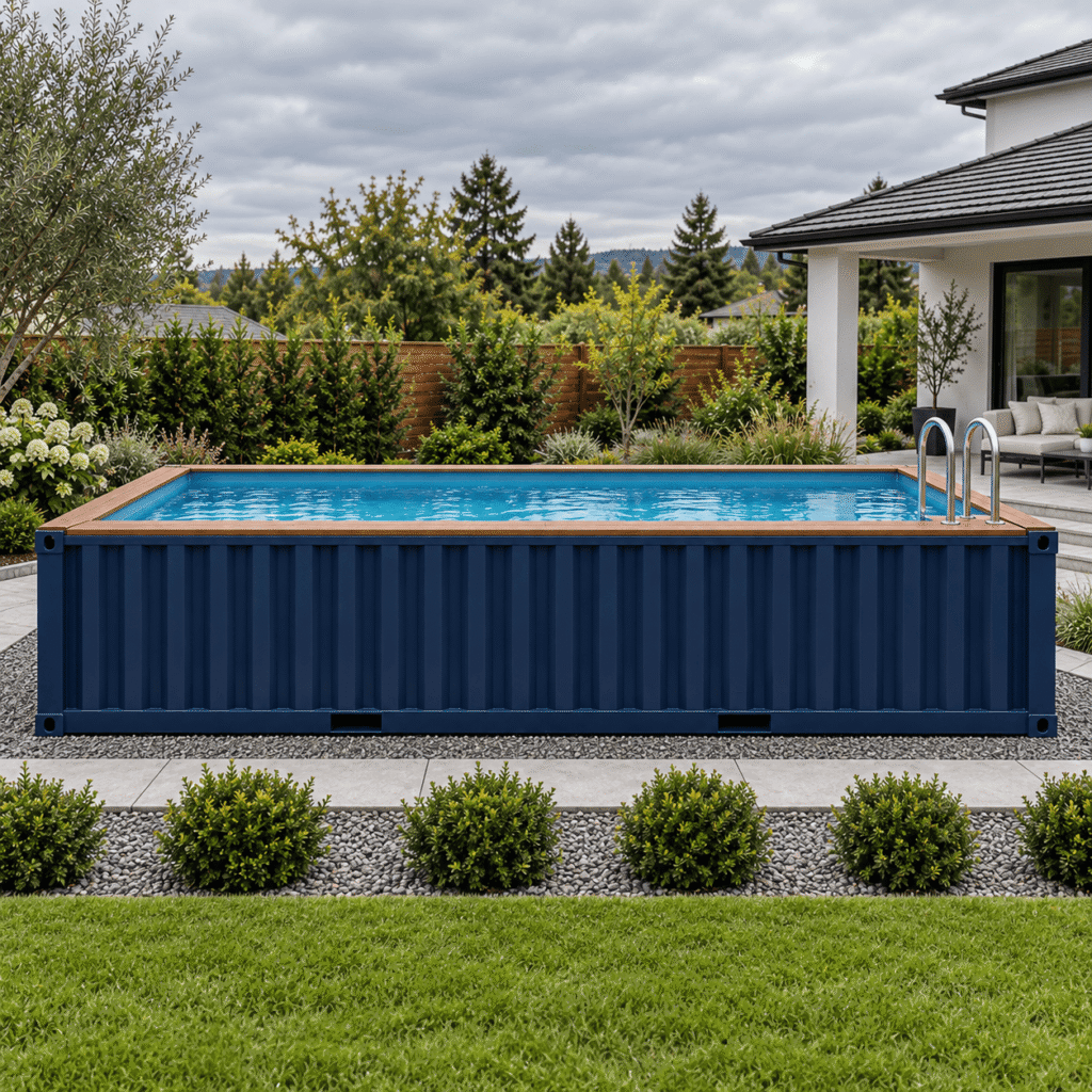 20 ft shipping container swimming pool