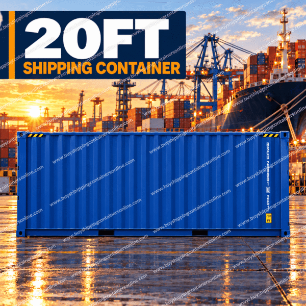20 foot storage container for commercial use