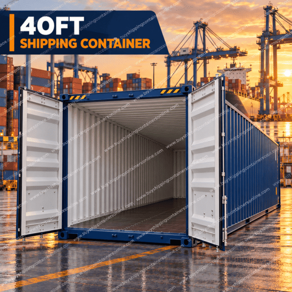 40ft shipping container for industrial and construction use