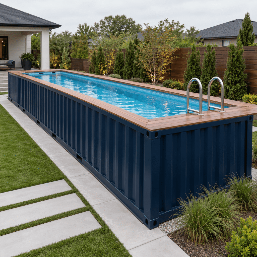 40 ft container swimming pool for sale