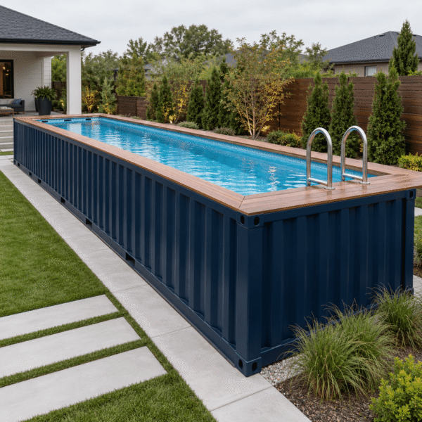 40 ft container swimming pool for sale