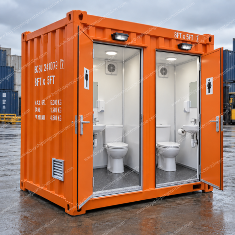 Buy 1+1 Double Mains container Toilet online