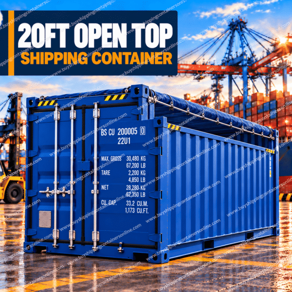 Buy 20FT Open Top Shipping containers Belarus