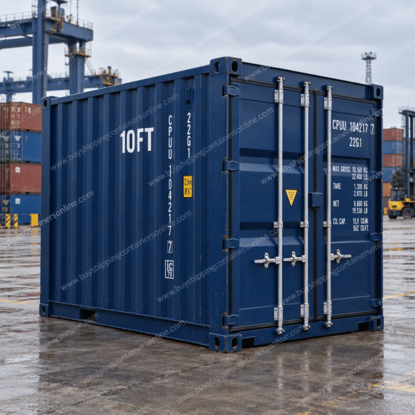 Shipping container options for customers looking to purchase containers in Belgium.