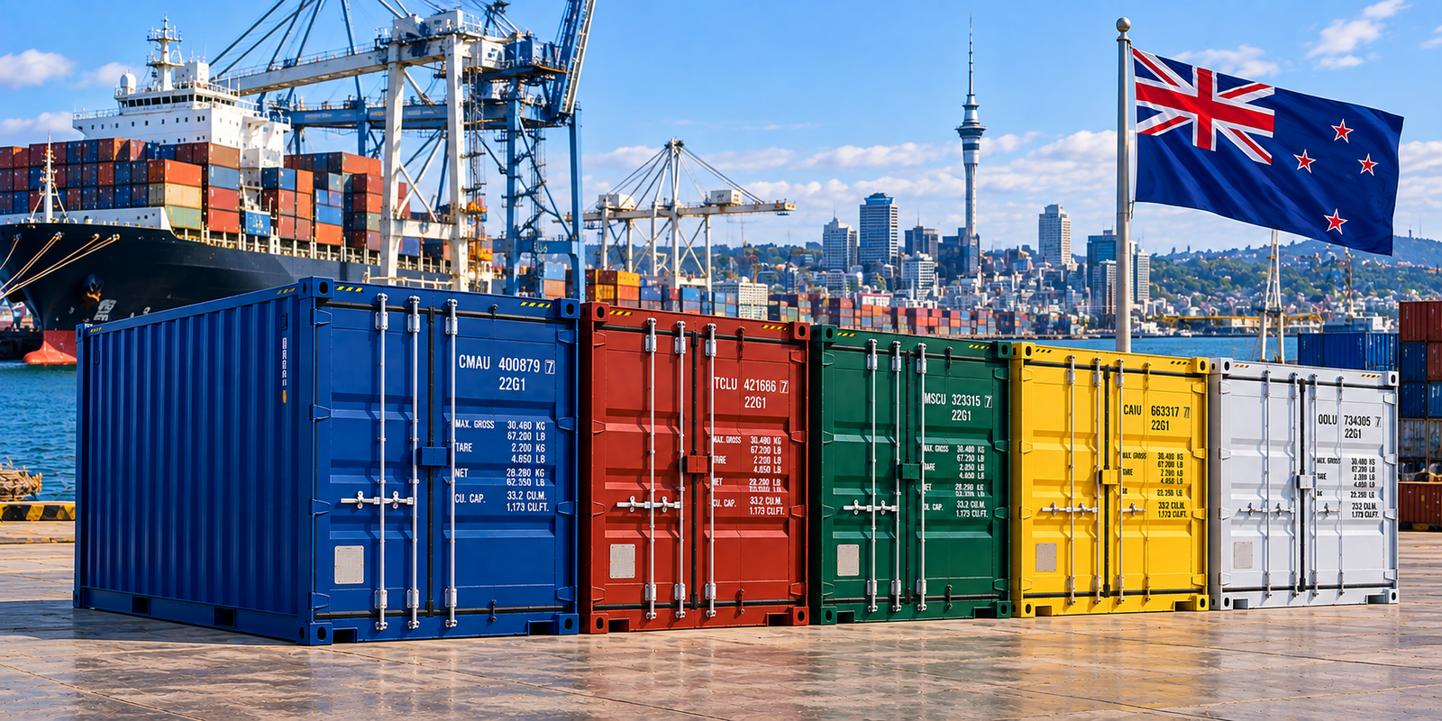 Shipping containers for sale New Zealand