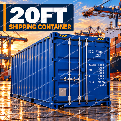 20 foot shipping container for storage and cargo