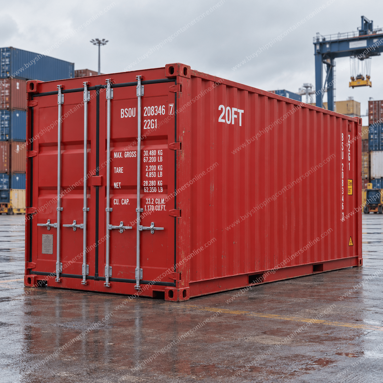 Shipping container options for customers looking to purchase containers in Belgium.
