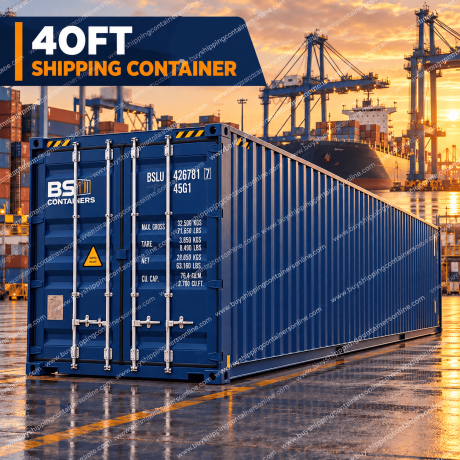 40 foot shipping container for sale for cargo and storage