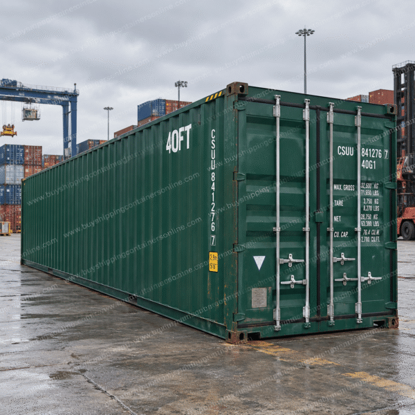 Shipping container options for customers looking to purchase containers in Belgium.