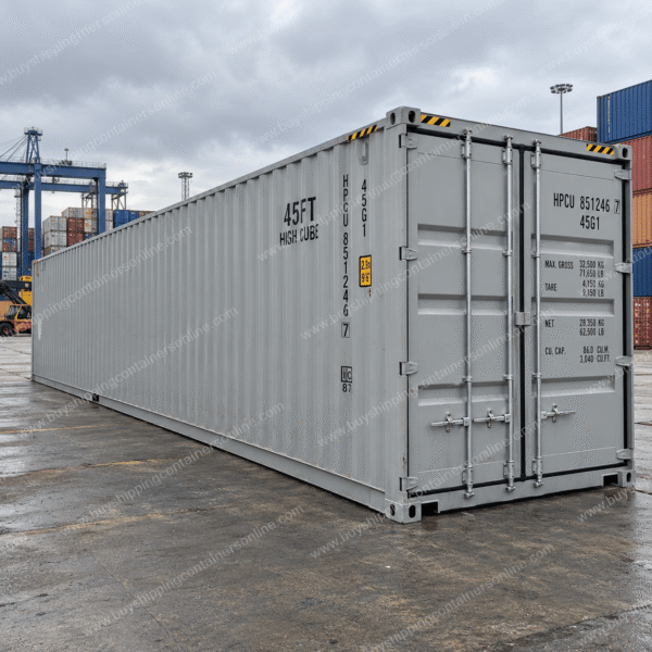 Shipping container options for customers looking to purchase containers in Belgium.