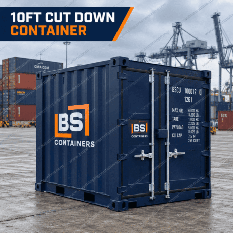 order 10ft cut down container online